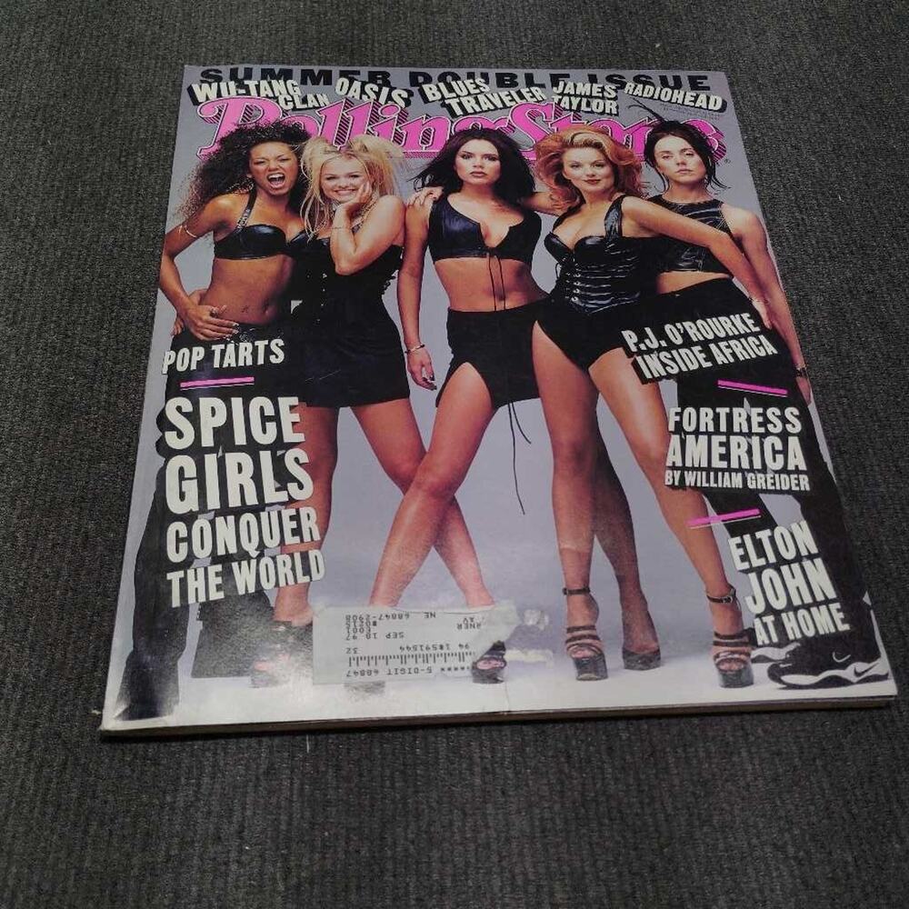Rolling Stone Magazine July 1997 Spice Girls Radiohead Elton John